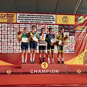 ANOTHER ACHIEVEMENT OF OUR CYCLISTS AT THE ASIAN CHAMPIONSHIP!